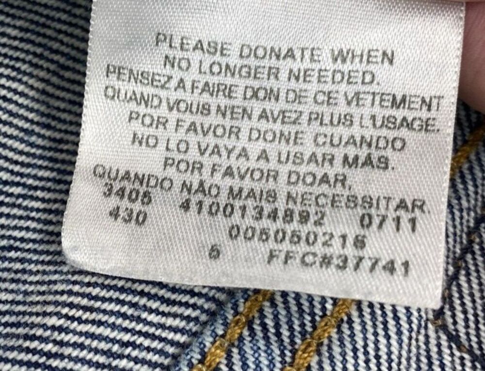 Levi's 505 Straight Fit Jeans Mens 33x32 Medium Wash Blue 100% Cotton Denim - Picture 7 of 15
